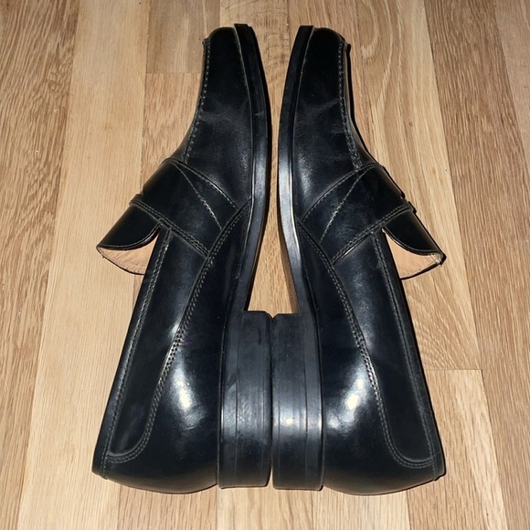 Bass‎ Flex Merger Black Leather Penny Loafers.  Size 9. main image 12